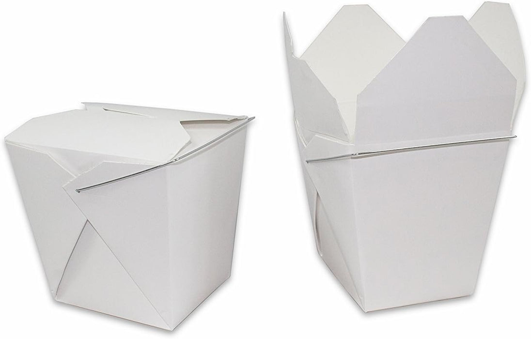 Green Direct Chinese Take Out Food Boxes 8 oz. White Pack of 50 - Chinese Food Containers