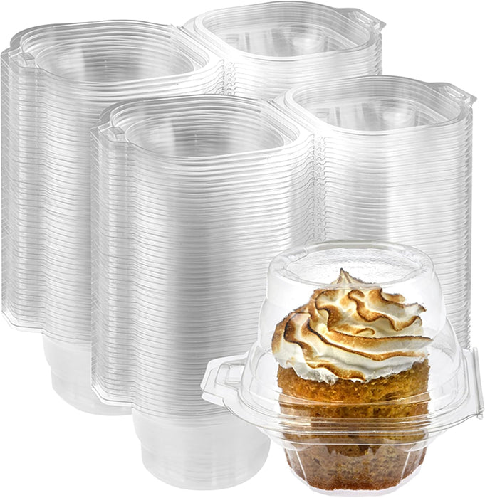 Green Direct Clear Stackable Cupcake Boxes Disposable Individual Cupcake Containers Airtight With Lid Plastic Carrier Bpa Free Cupcake - 25