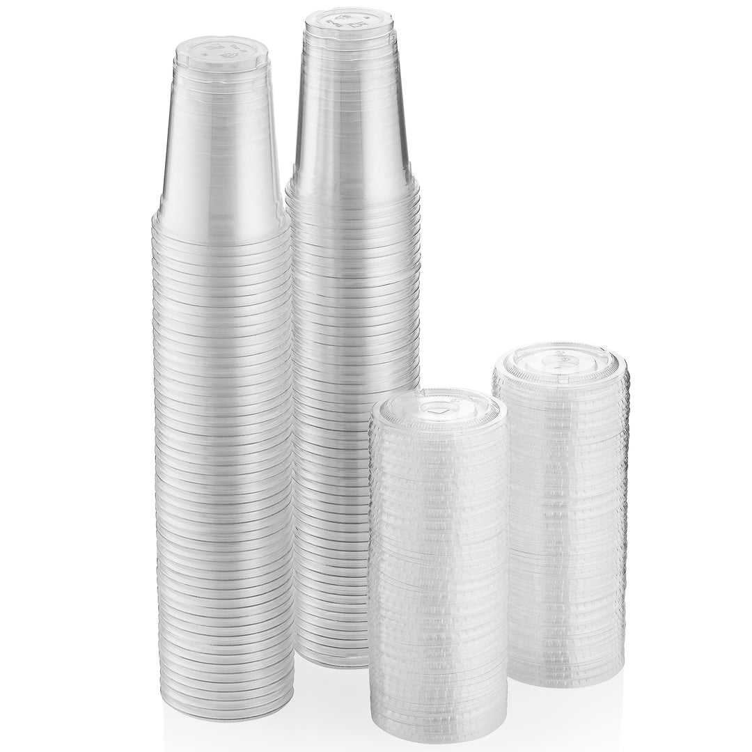 Smart Way Translucent Ribbed Plastic Cups, 80 ct - Foods Co.