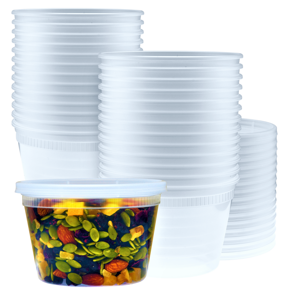 Food Storage Containers with lids Microwave and Freezer Safe