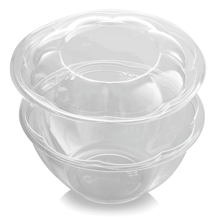 Clear Plastic Salad Bowl with lid