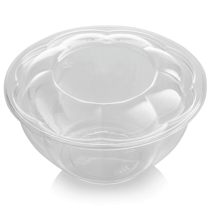 Clear Plastic Salad Bowl with lid