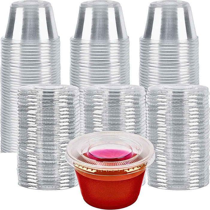 Disposable Jello Shot Cups with Lids