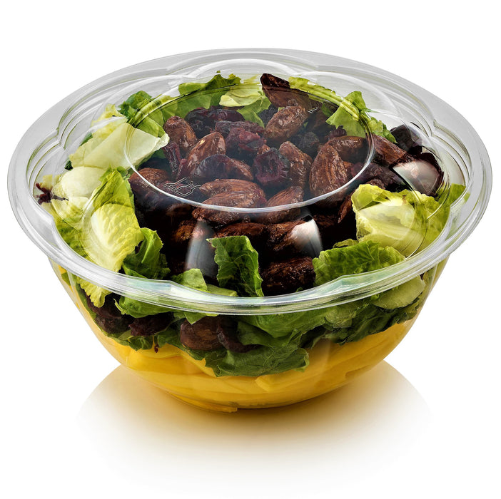 Clear Plastic Salad Bowl with lid