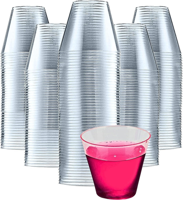 Tumblers Plastic Clear Cups | Pack of 100