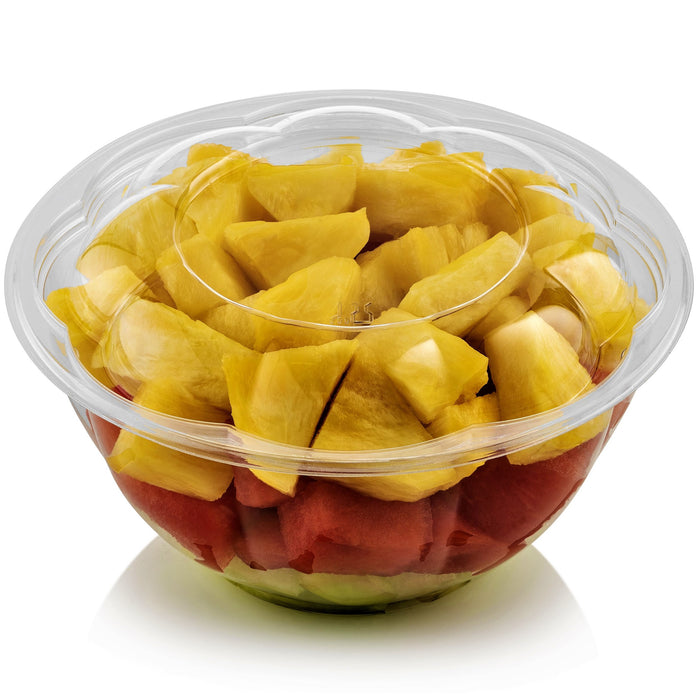 Clear Plastic Salad Bowl with lid