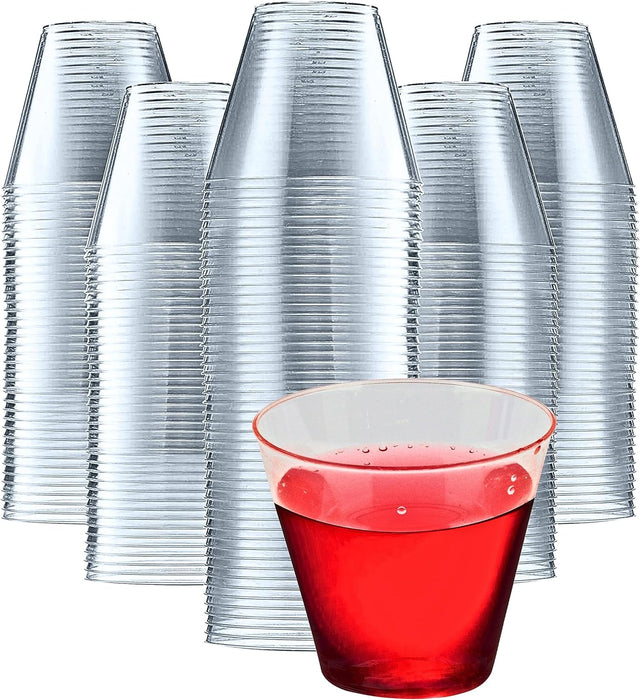 Tumblers Plastic Clear Cups | Pack of 100